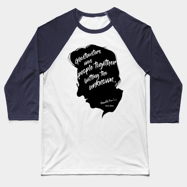 Egon But Not Forgotten Baseball T-Shirt by Report All Ghosts-Merch